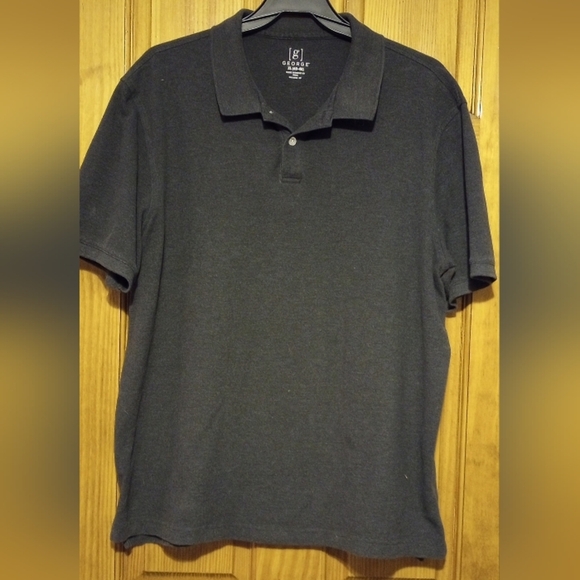 George Black Polo Shirt Classic Design - Picture 1 of 2